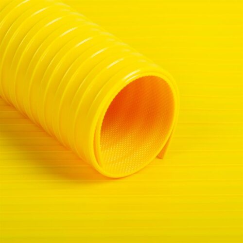 yellow PVC flooring matting on roll anti-slip protection