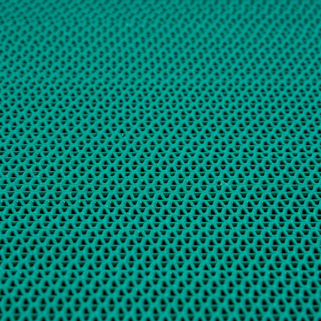 Green Anti-slip PVC Floor Mat 250 x 120 cm