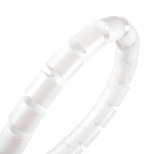 Cable Tidy Spiral Wrap - White