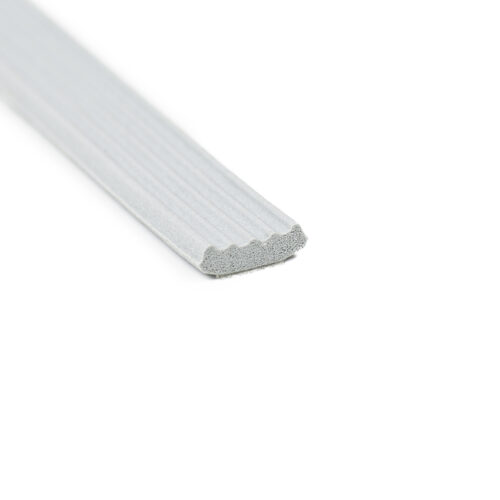 Grey Draught seal rubber profile 9 x 3 mm