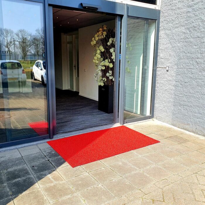 Red Entrance Mat Brush on Roll 2m x 5m