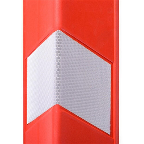 Red and White Eva Foam Corner Protector close up - Rubber Online