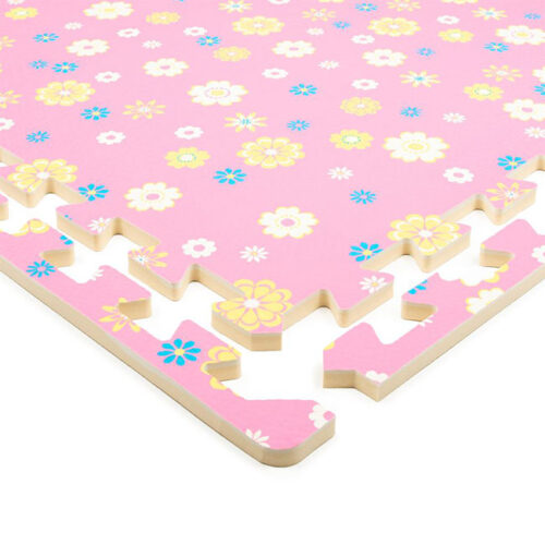 Pink Flowers Eva Foam Special Print - Rubber Online