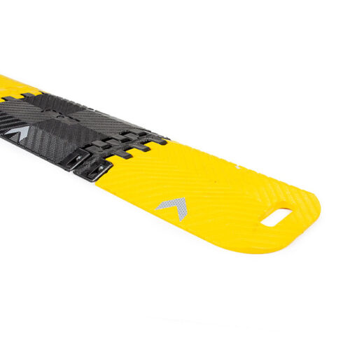 Portable Speed Hump 300cm black / yellow - Rubber Online