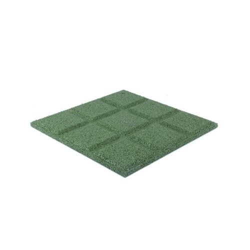 Bottom Rubber Playground Tile – Green