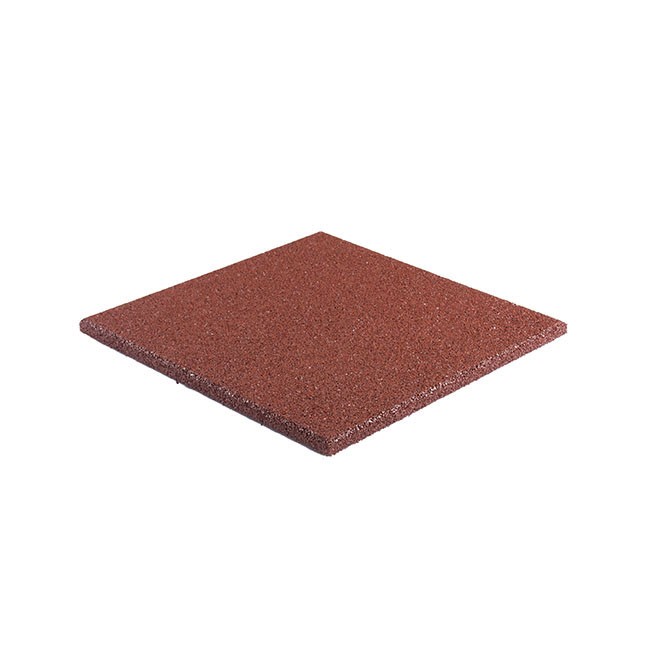 Rubber Playground Tile – Red