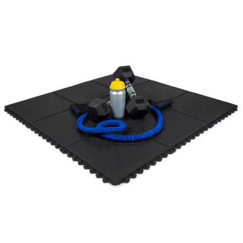 interlocking gym mats smooth rubber floor tiles for home gym