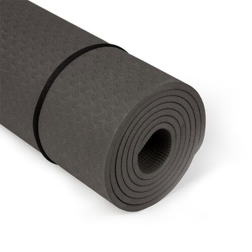 TPE Dark Grey Yoga mat 183 x 61 cm
