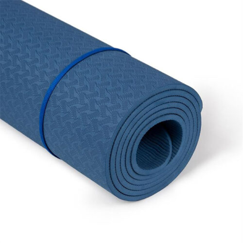 Blue Yoga Mat TPE Yoga mat 183 x 61 cm