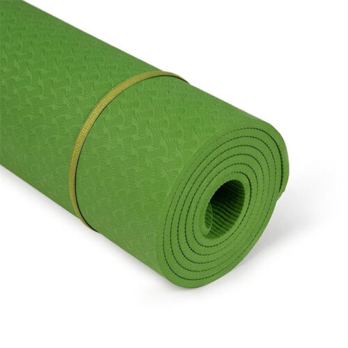 Green Yoga Mat TPE Yoga mat 183 x 61 cm