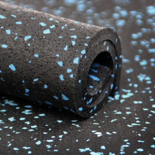 Ultra-Floor Sports Flooring Black/Blue speckled 6mm