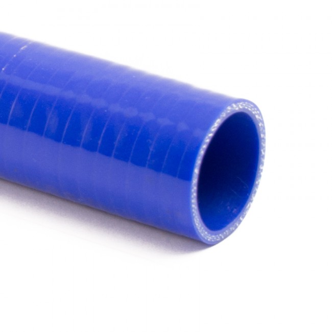 Straight silicone hose / tube blue