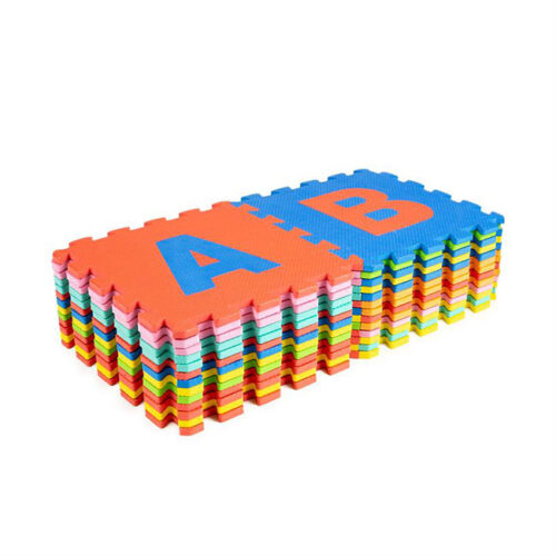 Alphabet A-Z Mats EVA foam interlocking tiles letters colourful