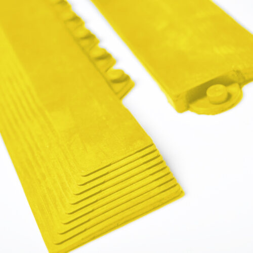 Yellow Closed Rubber Modular Ramp