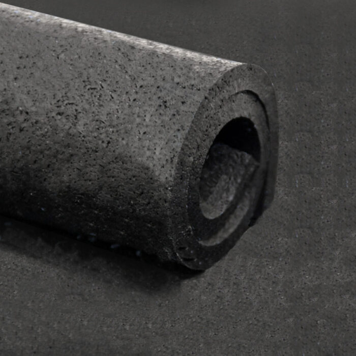 Black Sports Flooring Mat rubber