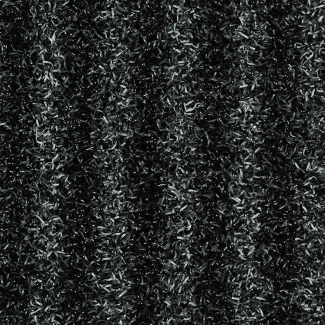 black grey striped entrance brush mat