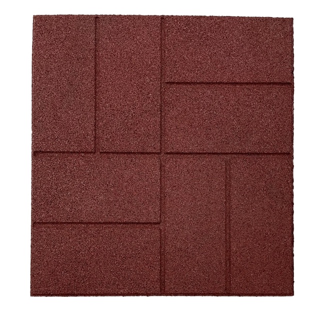 red-rubber-brick-pattern-outdoor-tile