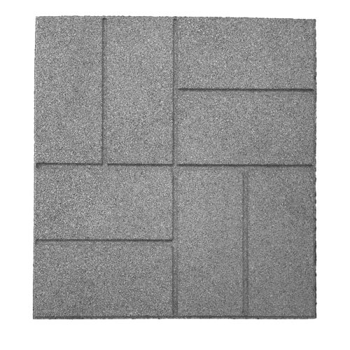 grey-rubber-brick-pattern-outdoor-tile