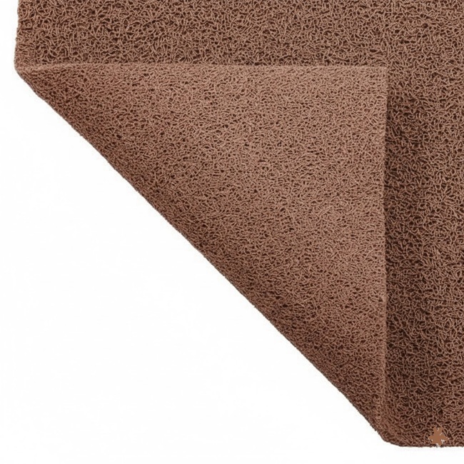 brown spaghetti mat top and bottom pvc