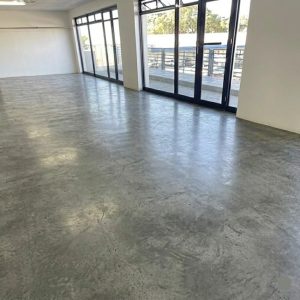 indoor gym before installing rubber gym tiles on concrete floor
